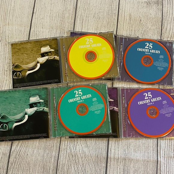 25 Country Hits Volumes 1-4 Music CDs Time Music Made in Canada - Picture 3 of 3